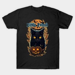 Little Friend of Witches in Halloween T-Shirt